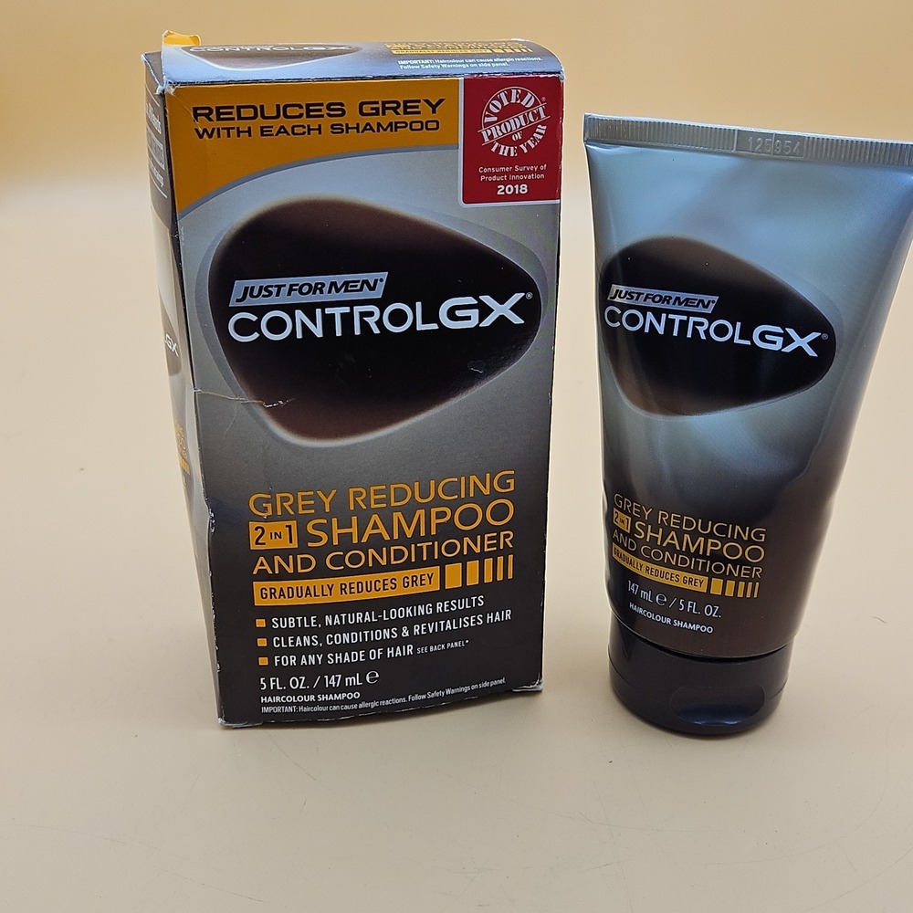 Just For Men Control GX Grey Reducing Shampoo Discontinued 2017 NOS‎ New 5 Oz
